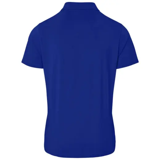 Mens Prima Stretch Golf Shirt Royal Back